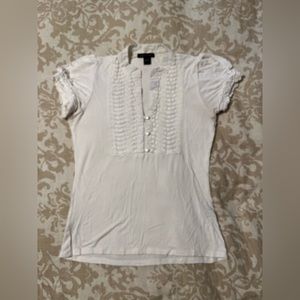 August Silk Short Sleeve Blouse
